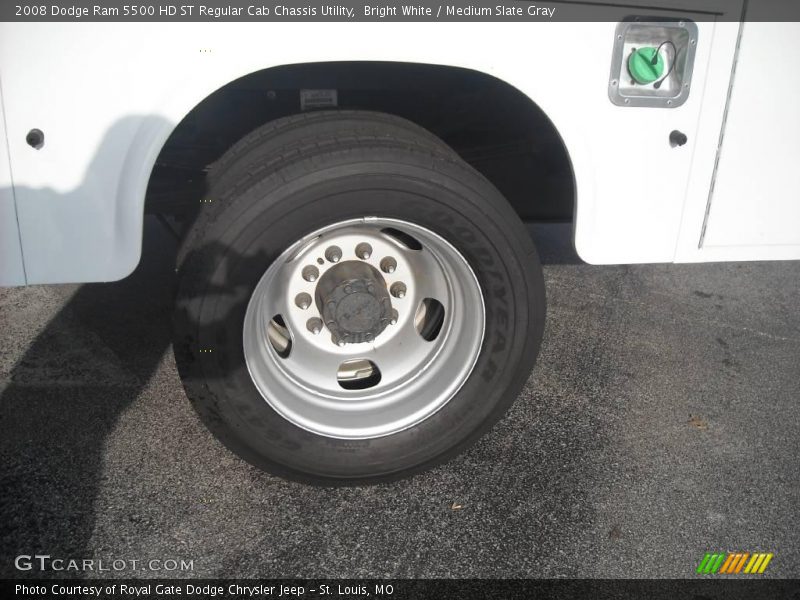 Bright White / Medium Slate Gray 2008 Dodge Ram 5500 HD ST Regular Cab Chassis Utility