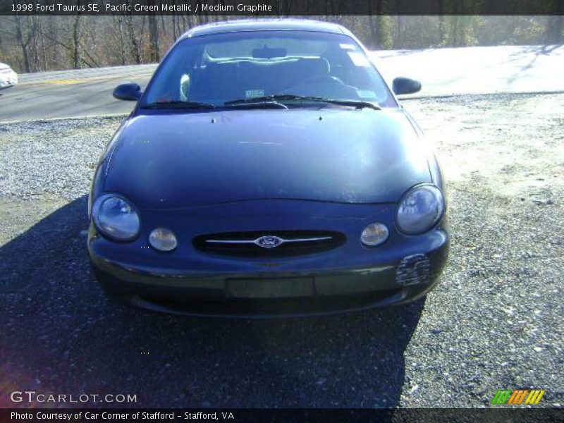 Pacific Green Metallic / Medium Graphite 1998 Ford Taurus SE