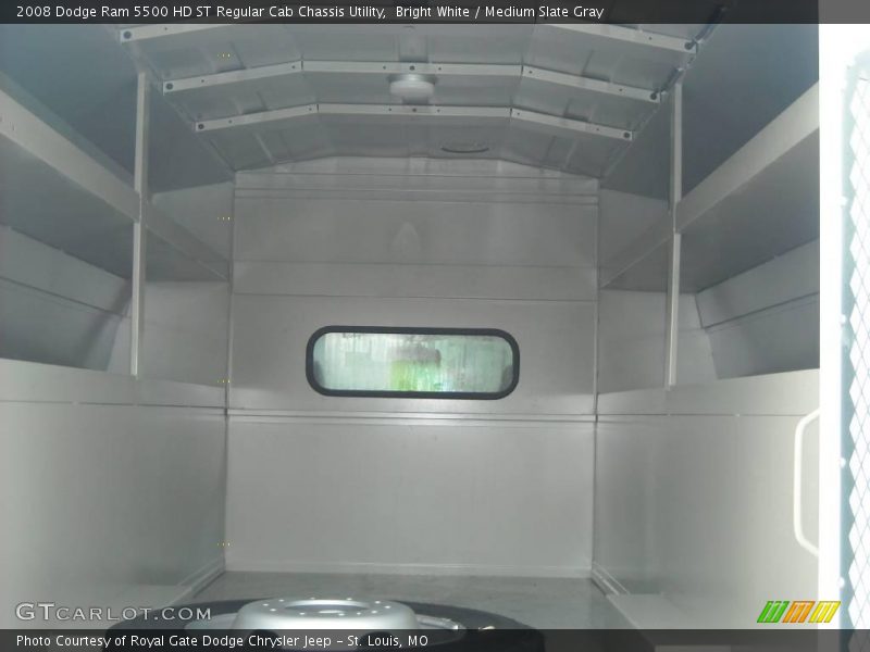 Bright White / Medium Slate Gray 2008 Dodge Ram 5500 HD ST Regular Cab Chassis Utility