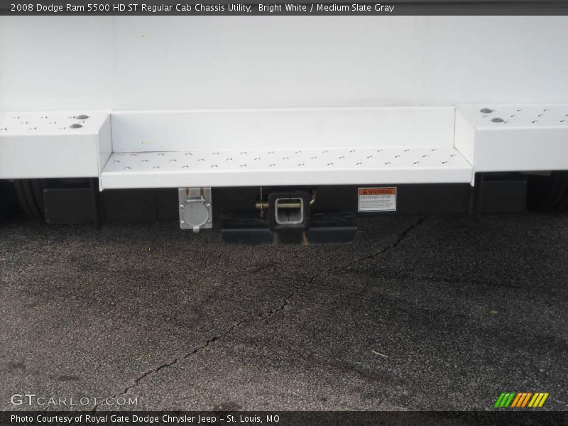 Bright White / Medium Slate Gray 2008 Dodge Ram 5500 HD ST Regular Cab Chassis Utility