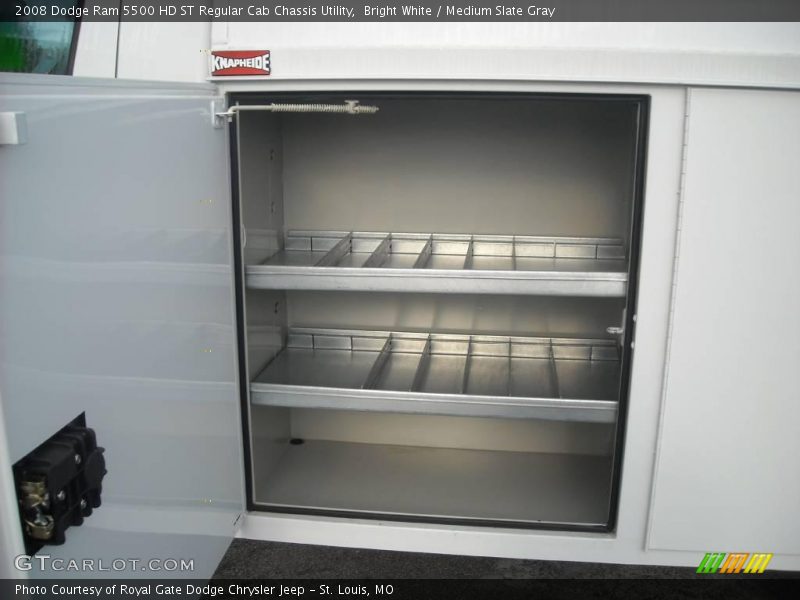 Bright White / Medium Slate Gray 2008 Dodge Ram 5500 HD ST Regular Cab Chassis Utility