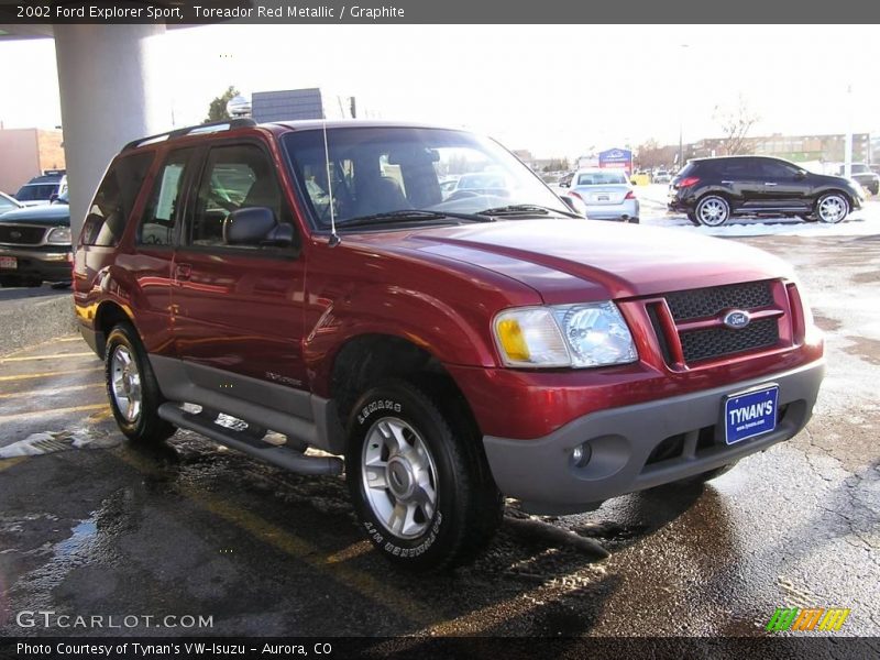 Toreador Red Metallic / Graphite 2002 Ford Explorer Sport