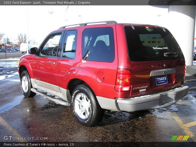 Toreador Red Metallic / Graphite 2002 Ford Explorer Sport