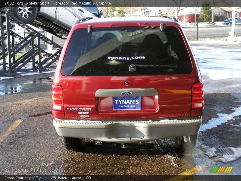Toreador Red Metallic / Graphite 2002 Ford Explorer Sport