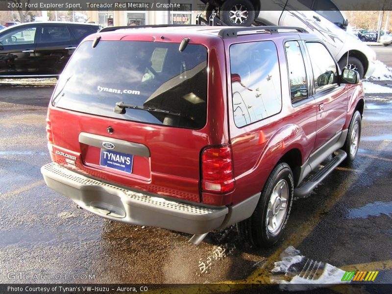 Toreador Red Metallic / Graphite 2002 Ford Explorer Sport