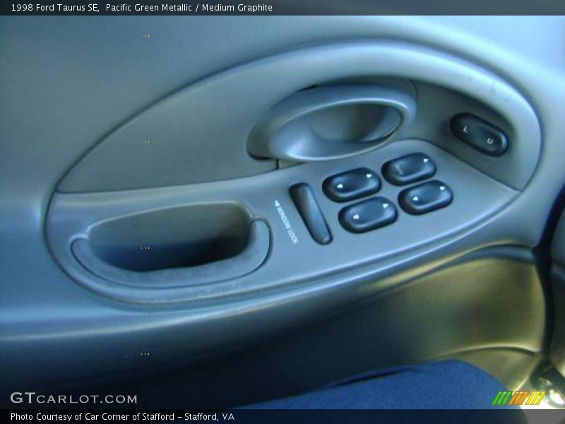 Pacific Green Metallic / Medium Graphite 1998 Ford Taurus SE