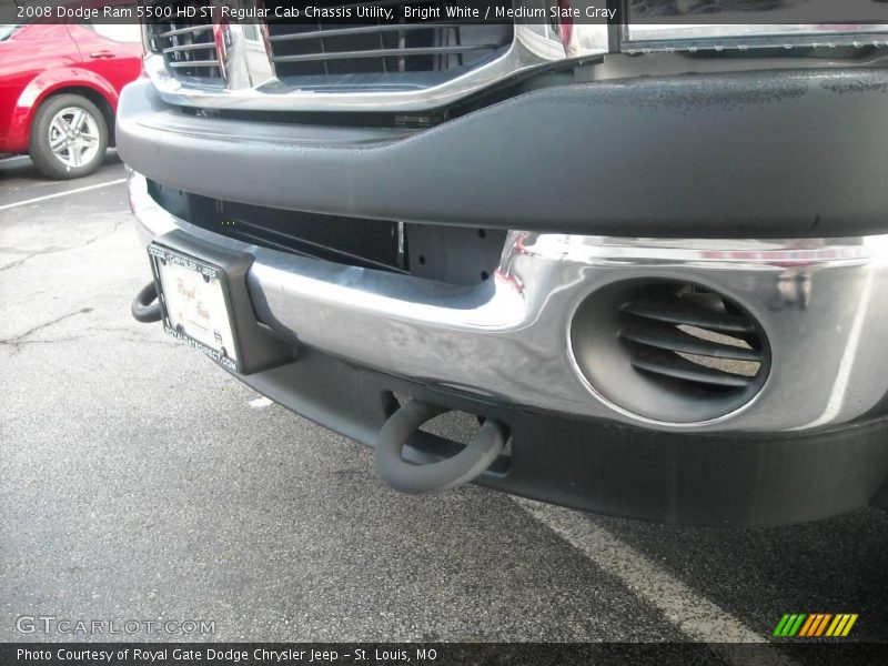 Bright White / Medium Slate Gray 2008 Dodge Ram 5500 HD ST Regular Cab Chassis Utility