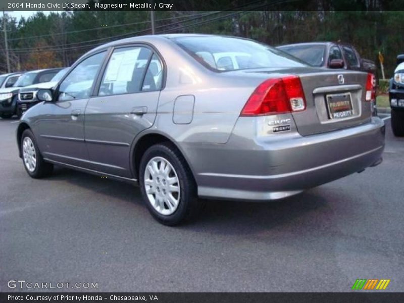 Magnesium Metallic / Gray 2004 Honda Civic LX Sedan