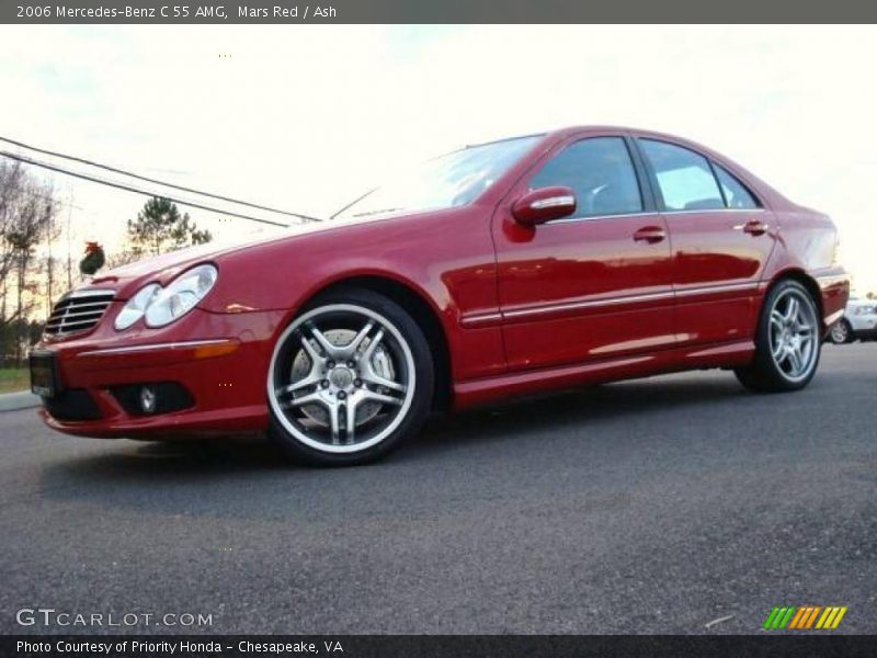 Mars Red / Ash 2006 Mercedes-Benz C 55 AMG