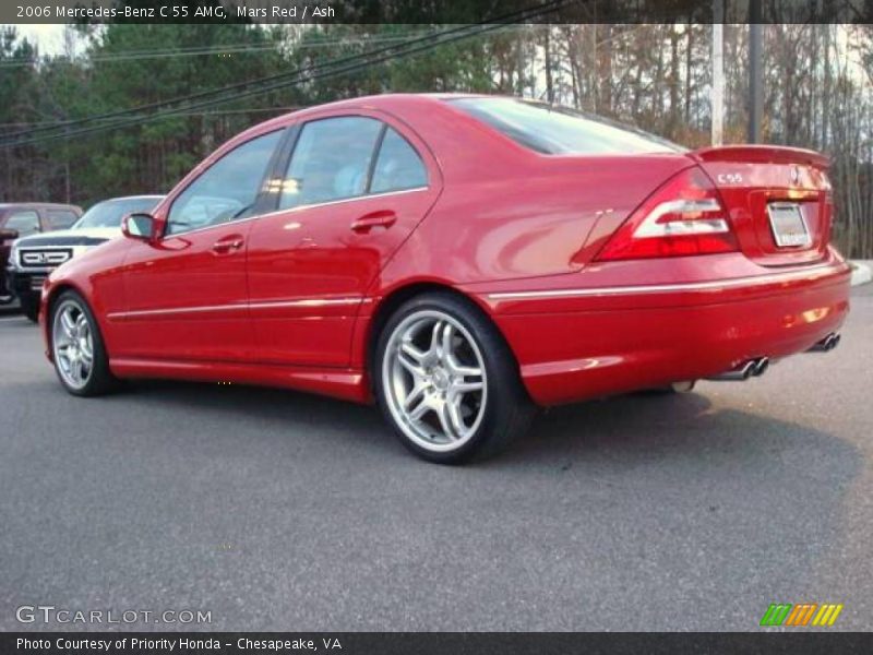 Mars Red / Ash 2006 Mercedes-Benz C 55 AMG