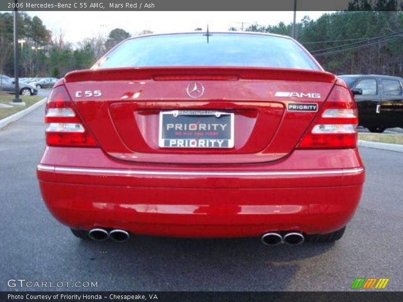 Mars Red / Ash 2006 Mercedes-Benz C 55 AMG