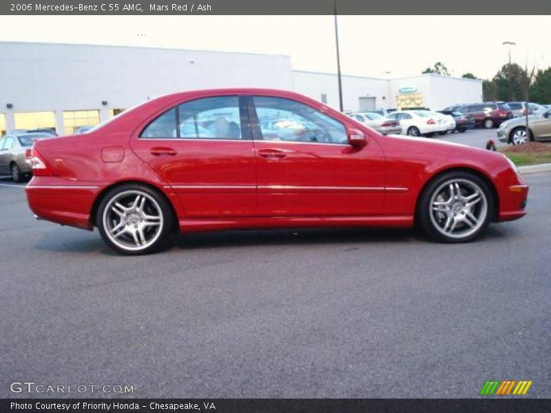 Mars Red / Ash 2006 Mercedes-Benz C 55 AMG