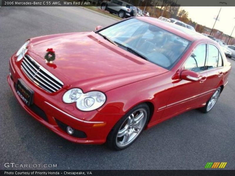 Mars Red / Ash 2006 Mercedes-Benz C 55 AMG