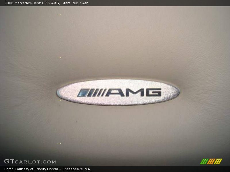 Mars Red / Ash 2006 Mercedes-Benz C 55 AMG