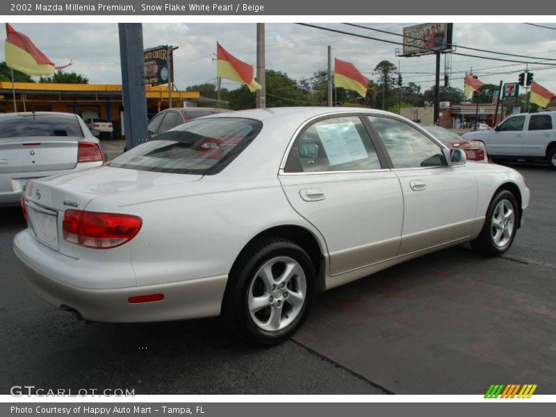 Snow Flake White Pearl / Beige 2002 Mazda Millenia Premium