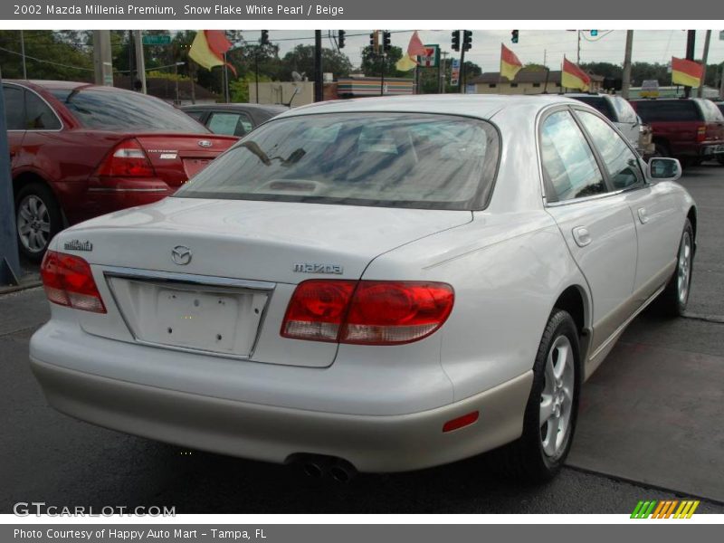 Snow Flake White Pearl / Beige 2002 Mazda Millenia Premium