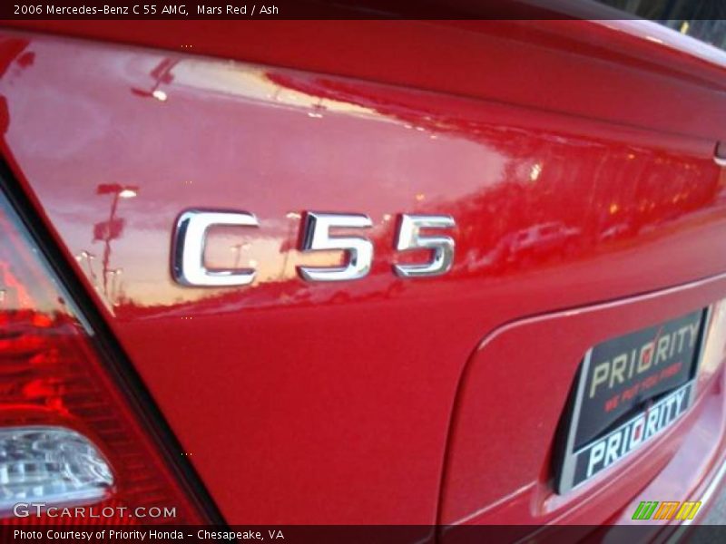Mars Red / Ash 2006 Mercedes-Benz C 55 AMG