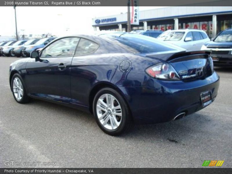 Regatta Blue / GS Black Cloth 2008 Hyundai Tiburon GS