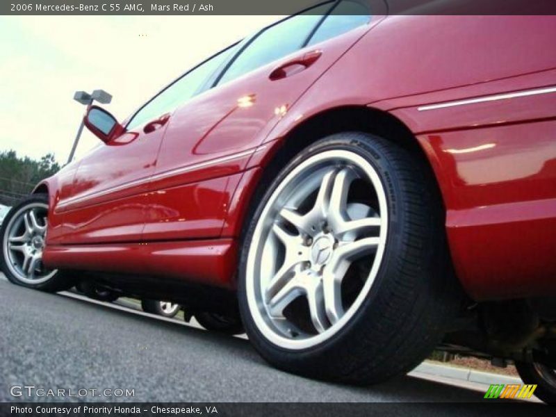 Mars Red / Ash 2006 Mercedes-Benz C 55 AMG
