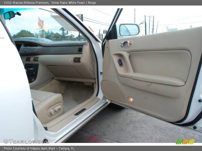 Snow Flake White Pearl / Beige 2002 Mazda Millenia Premium