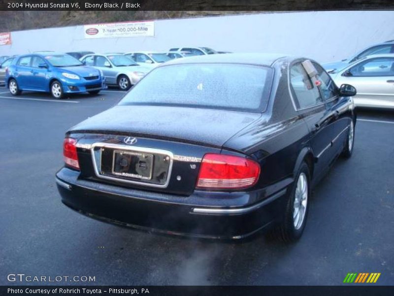 Ebony Black / Black 2004 Hyundai Sonata V6