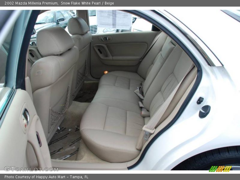 Snow Flake White Pearl / Beige 2002 Mazda Millenia Premium