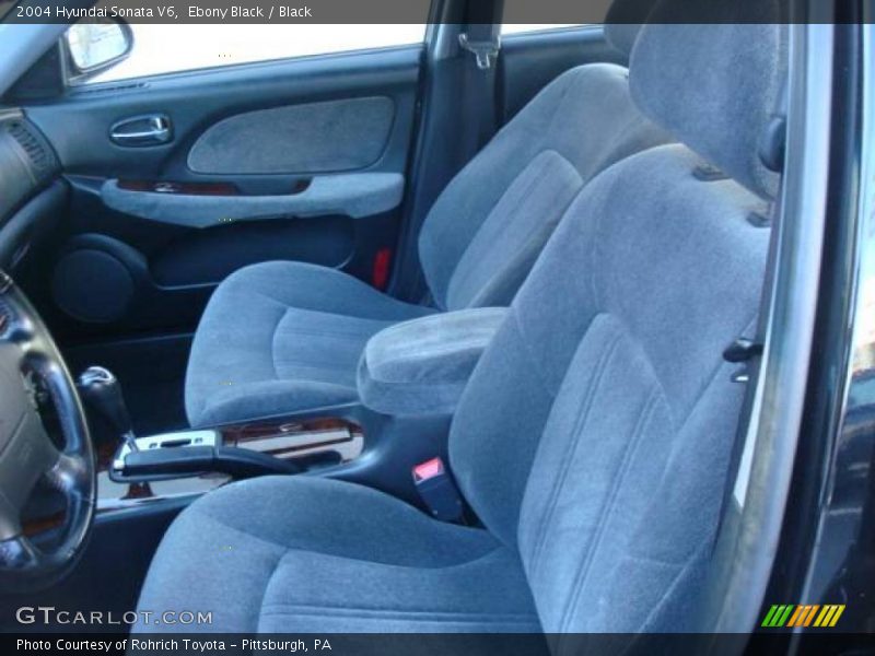 Ebony Black / Black 2004 Hyundai Sonata V6