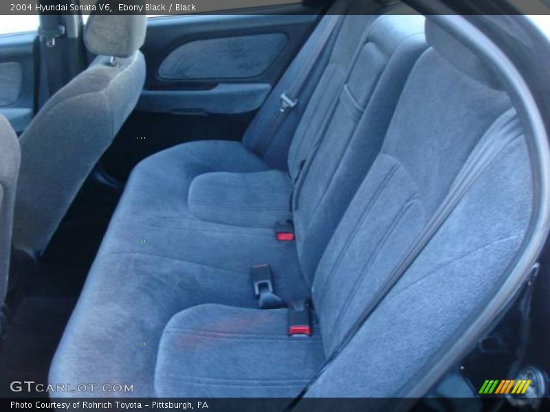 Ebony Black / Black 2004 Hyundai Sonata V6
