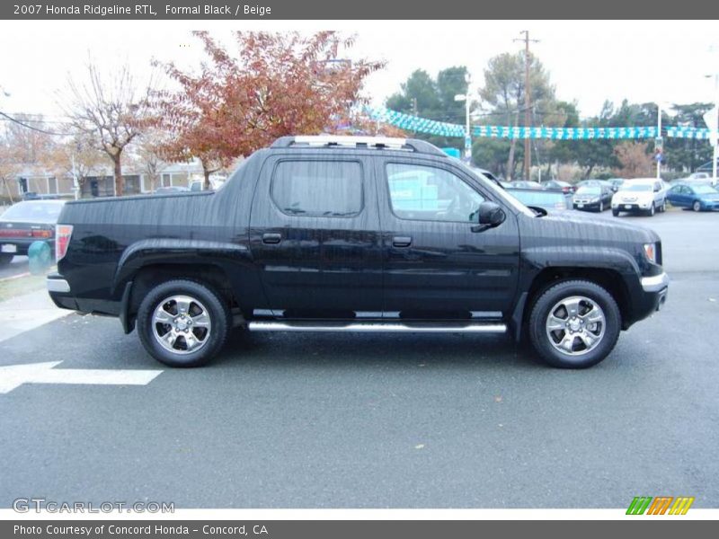 Formal Black / Beige 2007 Honda Ridgeline RTL