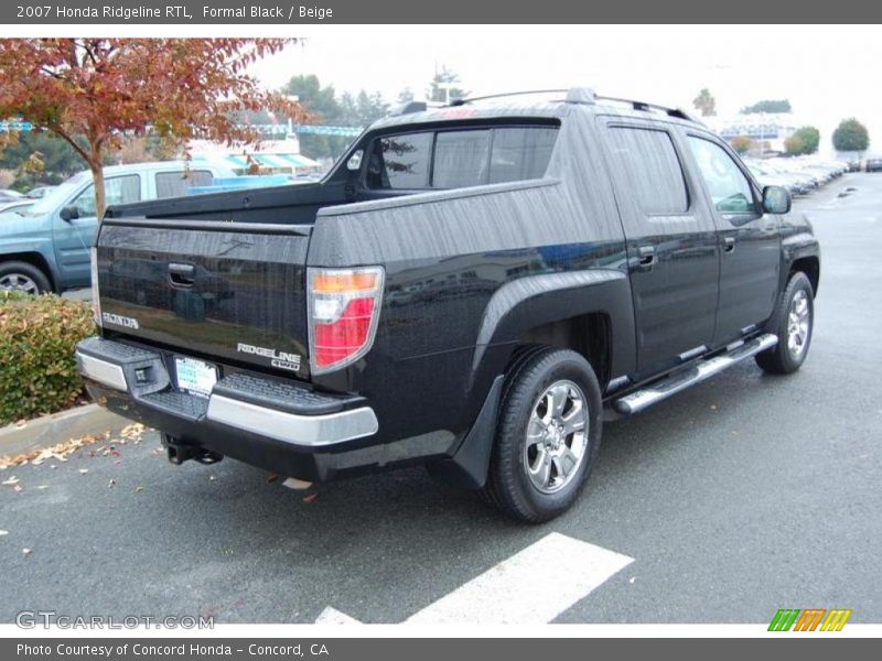 Formal Black / Beige 2007 Honda Ridgeline RTL