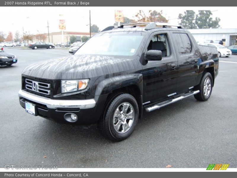 Formal Black / Beige 2007 Honda Ridgeline RTL
