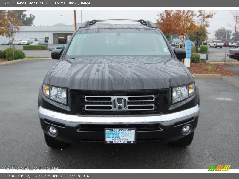 Formal Black / Beige 2007 Honda Ridgeline RTL