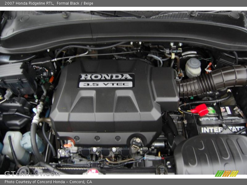 Formal Black / Beige 2007 Honda Ridgeline RTL