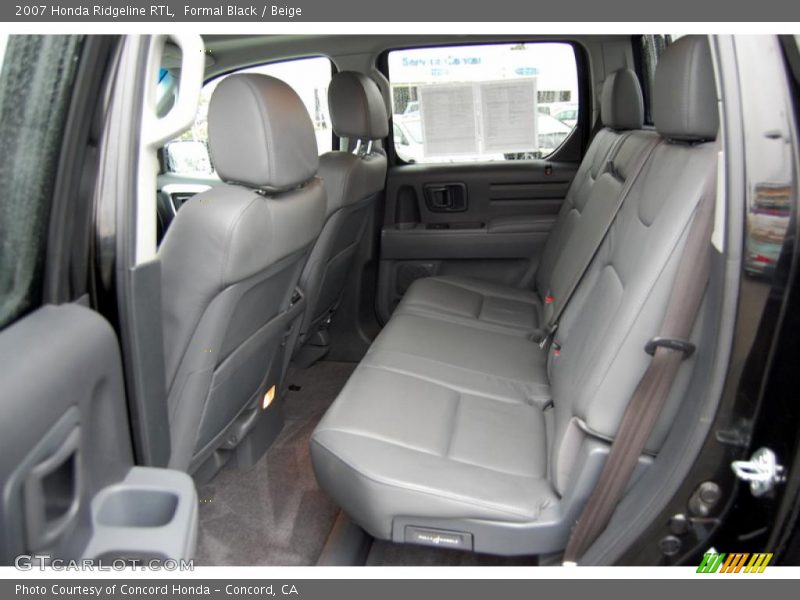 Formal Black / Beige 2007 Honda Ridgeline RTL