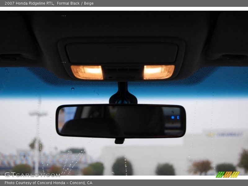 Formal Black / Beige 2007 Honda Ridgeline RTL