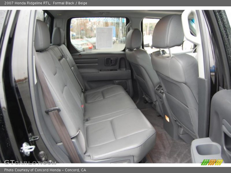 Formal Black / Beige 2007 Honda Ridgeline RTL