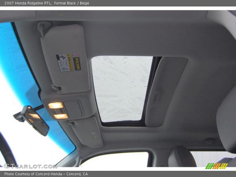 Formal Black / Beige 2007 Honda Ridgeline RTL