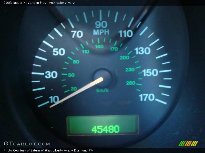 Anthracite / Ivory 2003 Jaguar XJ Vanden Plas