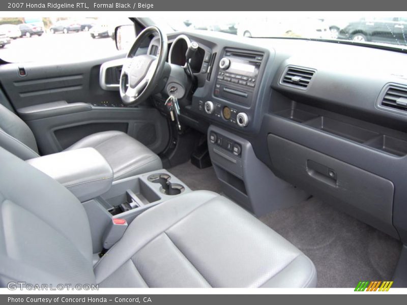Formal Black / Beige 2007 Honda Ridgeline RTL