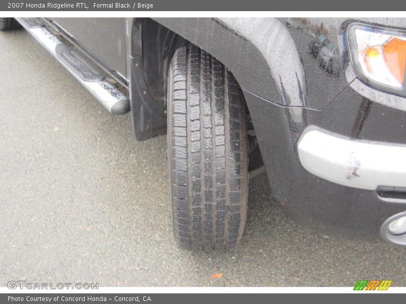 Formal Black / Beige 2007 Honda Ridgeline RTL