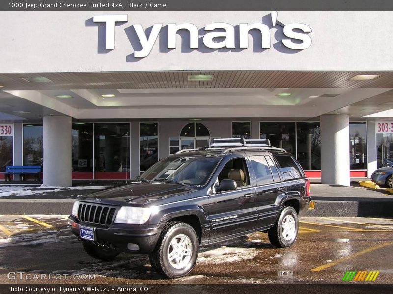 Black / Camel 2000 Jeep Grand Cherokee Limited 4x4