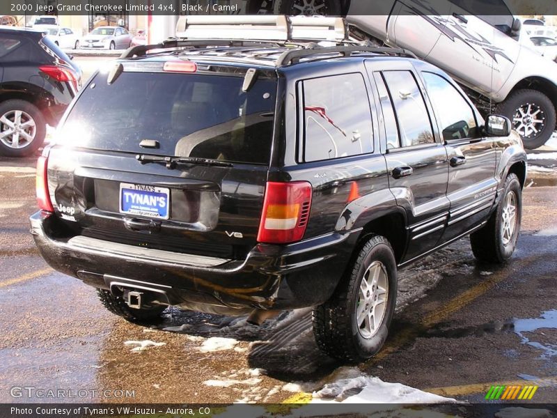 Black / Camel 2000 Jeep Grand Cherokee Limited 4x4
