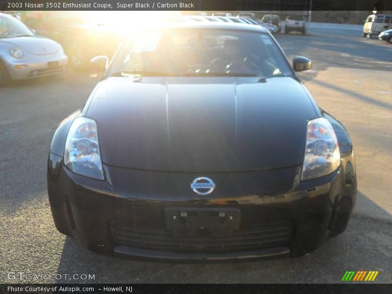 Super Black / Carbon Black 2003 Nissan 350Z Enthusiast Coupe