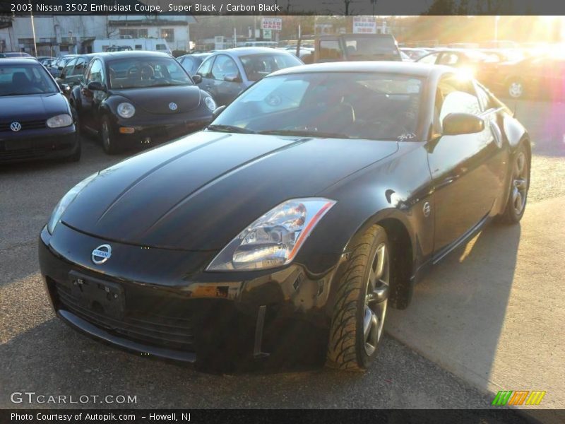 Super Black / Carbon Black 2003 Nissan 350Z Enthusiast Coupe