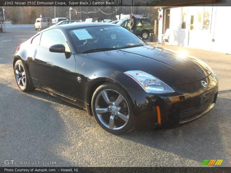 Super Black / Carbon Black 2003 Nissan 350Z Enthusiast Coupe