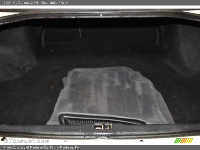 Clear White / Gray 2004 Kia Optima LX V6