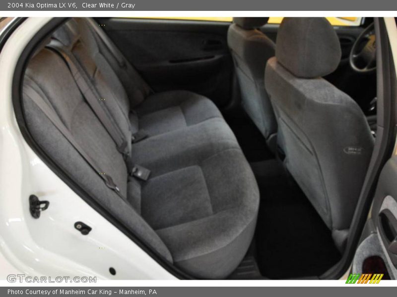 Clear White / Gray 2004 Kia Optima LX V6