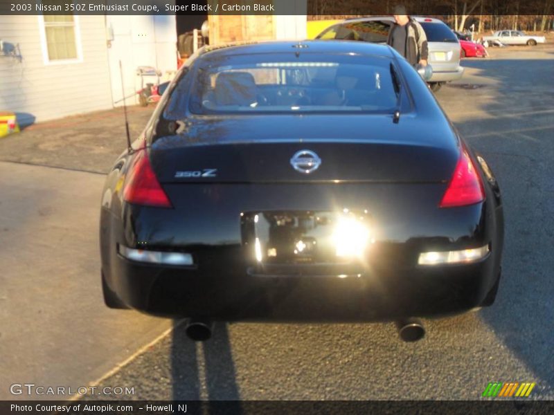 Super Black / Carbon Black 2003 Nissan 350Z Enthusiast Coupe