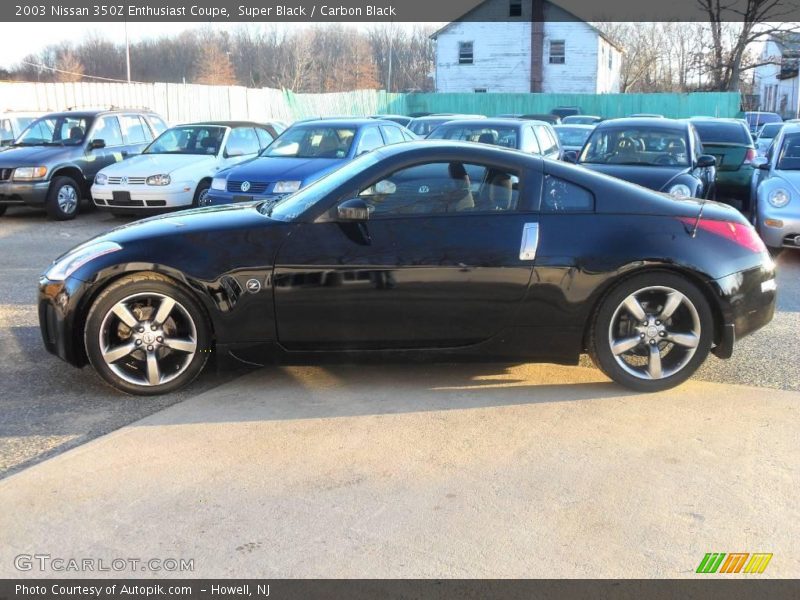 Super Black / Carbon Black 2003 Nissan 350Z Enthusiast Coupe