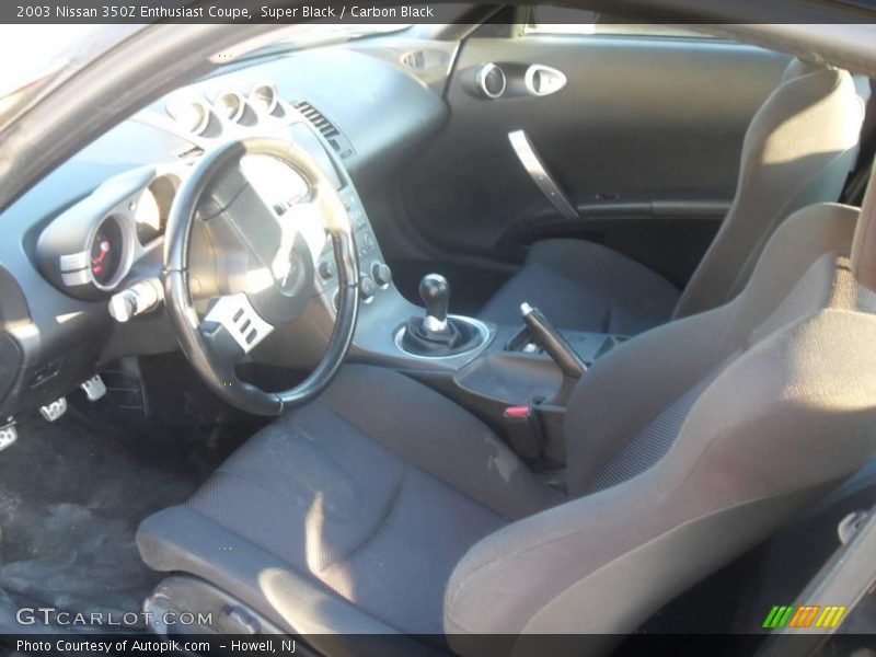 Super Black / Carbon Black 2003 Nissan 350Z Enthusiast Coupe